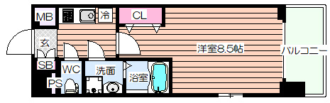 【間取り】 | ジュネス新大阪レジデンス