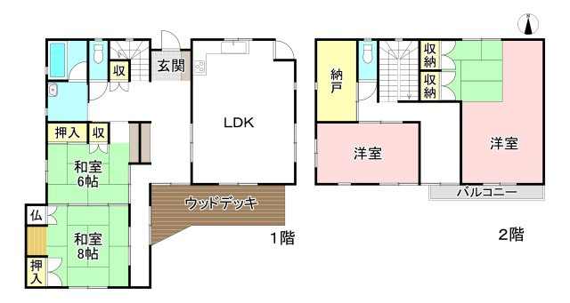 各務原市つつじが丘5丁目の間取り