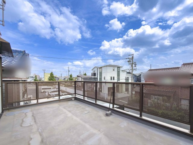 港区名四町戸建のバルコニー
