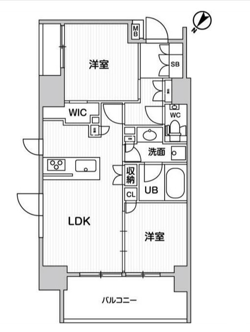 ディームス大井町の間取り