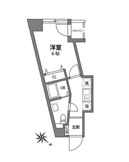 ジェムストーン高田馬場の間取り