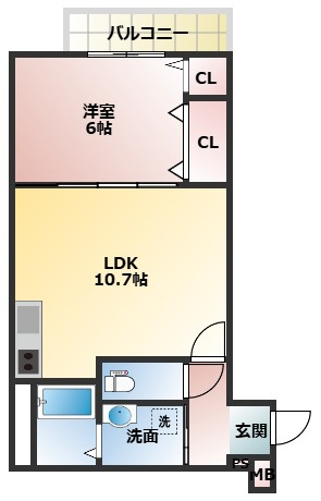 フジパレス萱島の間取り