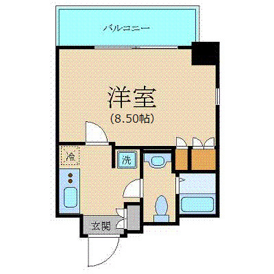 プラーズタワー東新宿ビルの間取り