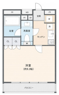 菱和パレス西麻布の間取り