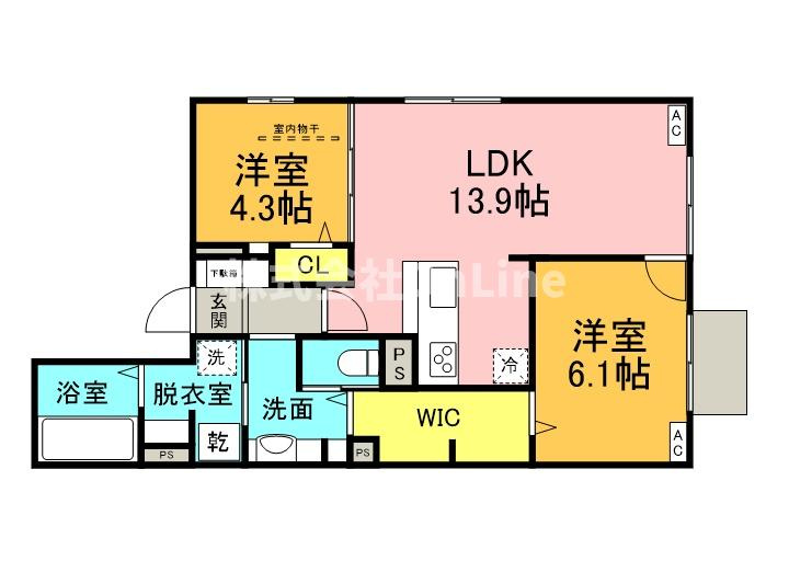 D-ROOM高井田元町の間取り