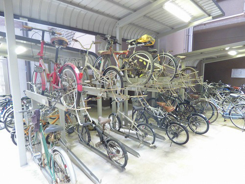 屋根付駐輪場