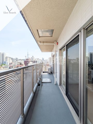 パトゥーロ御徒町チッタのバルコニー