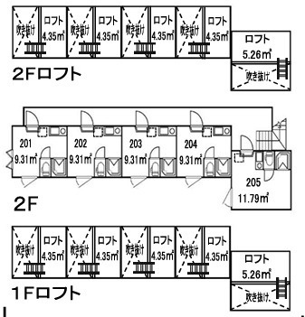 エース鷺宮の間取り