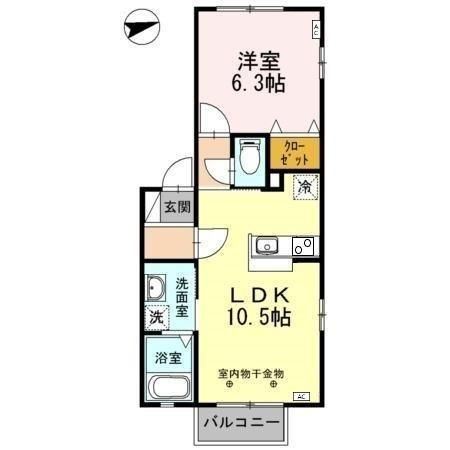 アンクオーレ桜本町の間取り