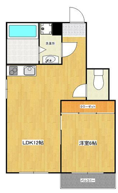 マンション武蔵の間取り