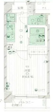豊島区上池袋２丁目の賃貸マンションの間取り