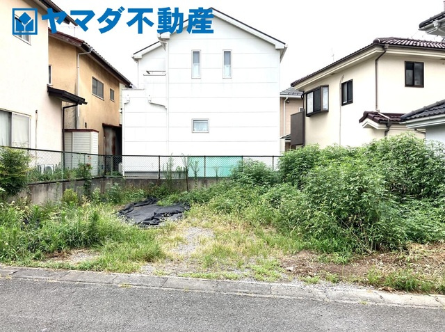 鶴ヶ島市鶴ヶ丘GarageHouse　新築戸建の前面道路含む現地写真