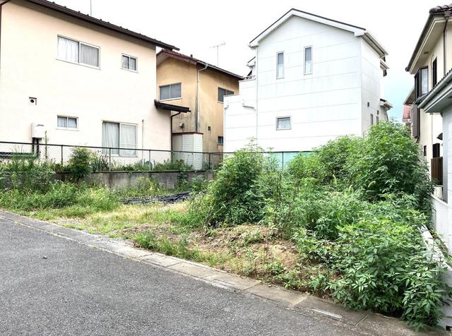 鶴ヶ島市鶴ヶ丘GarageHouse　新築戸建の前面道路含む現地写真