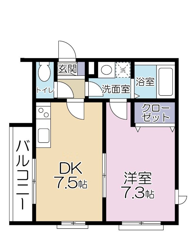 ラフィーネ菊名 の間取り|間取りです。