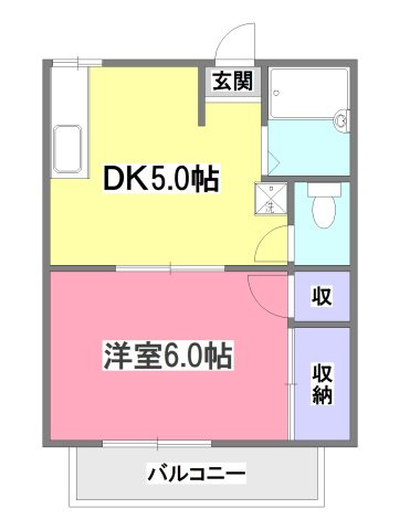 メゾンラフォーレの間取り