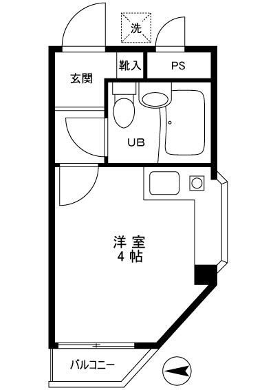 コートハウス双葉台の間取り