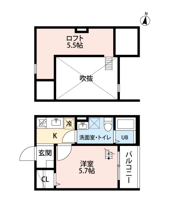 Pastoso　Kの間取り