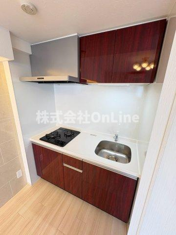 東大阪市長栄寺の賃貸マンションのキッチン