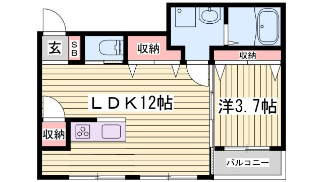 コティ姫路北条の間取り