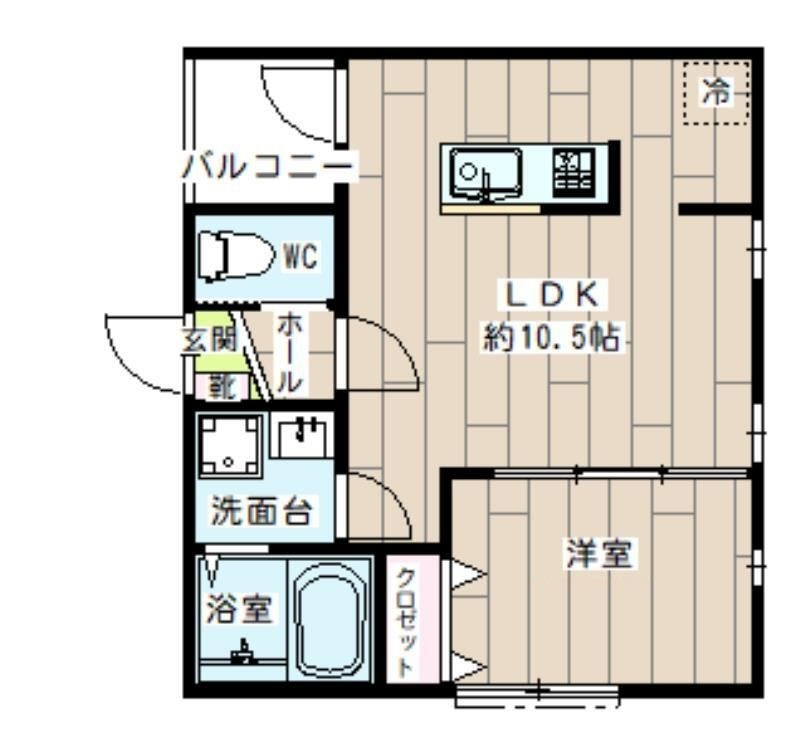 シェソワ東大井の間取り|間取りです。