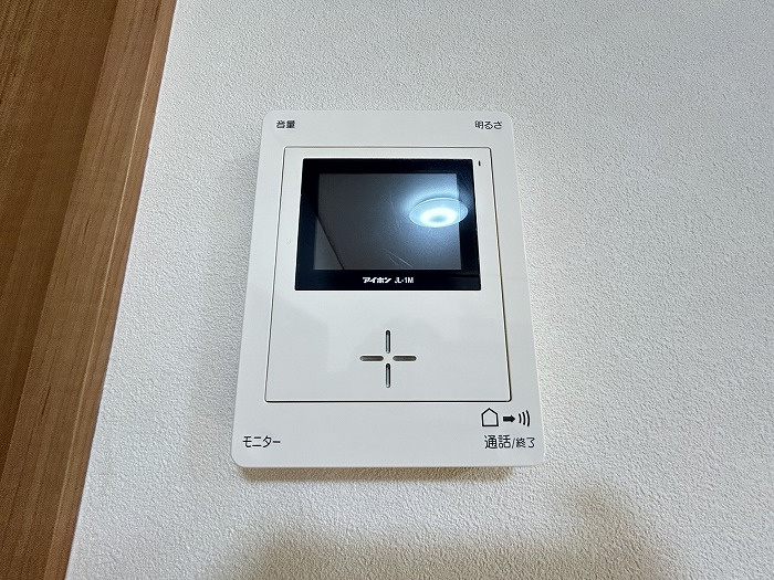 名古屋市南区上浜町の中古一戸建の防犯設備|◇モニターホン◇　　モニター付きで来客の顔を確認できるので安心です♪