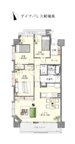 【間取り】の画像