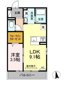 サリサ.cの間取り