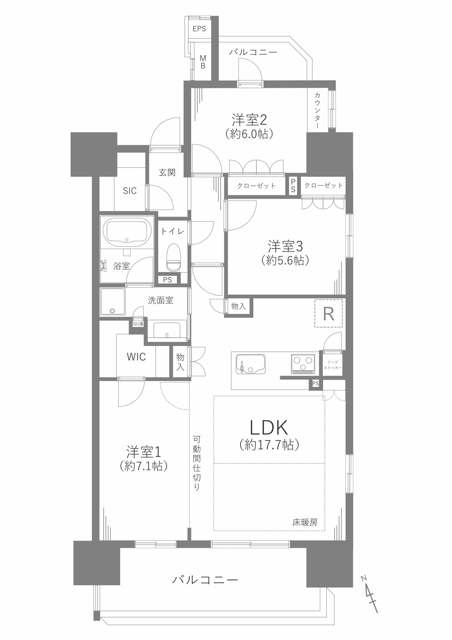 ブライムスイート建中寺804の画像