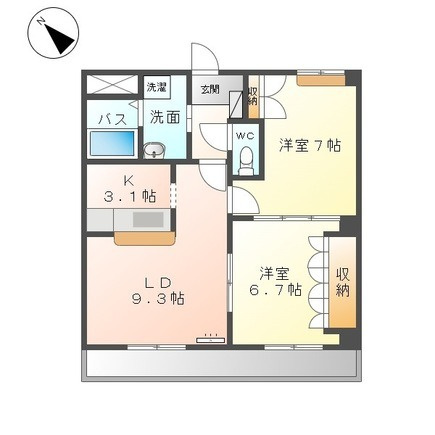 フォレストカワハラの間取り