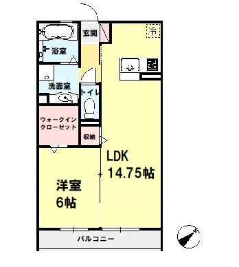ソレアードの間取り