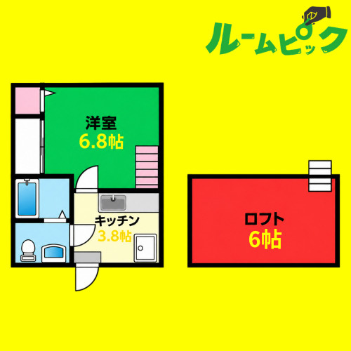 エスポワール桜本町　名古屋市賃貸　仲介手数料無料の間取り