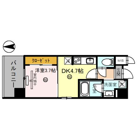 EL-Sia Shin-Osakaの間取り