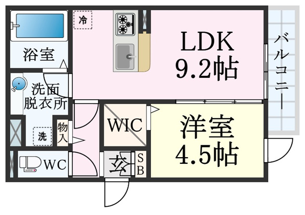 ブリランテ川西通　A