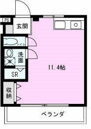 １１．４帖の洋室
