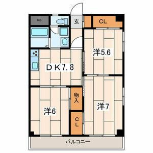 【間取り】 | ペアパークⅡ