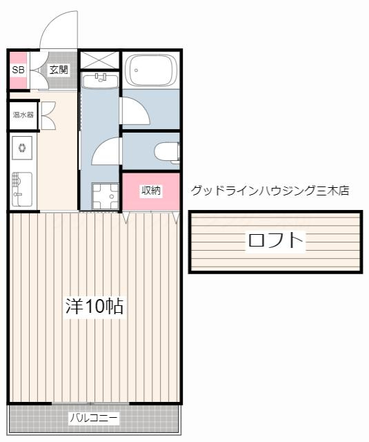 リトルガーデンの間取り