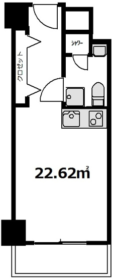 【間取り】 | ステュディオ虎ノ門
