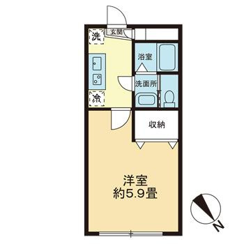 【間取り】 | エヴァーグリーン新宿