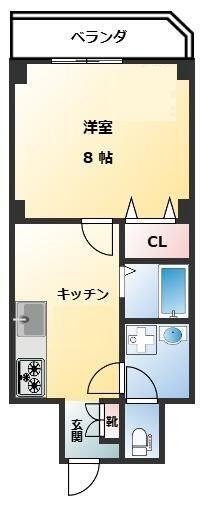 泉食品ビルの間取り|間取りです。