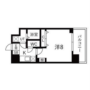 レジデンス三宮ラインの間取り