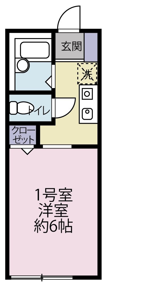 ジュネス野方 の間取り|間取りです。