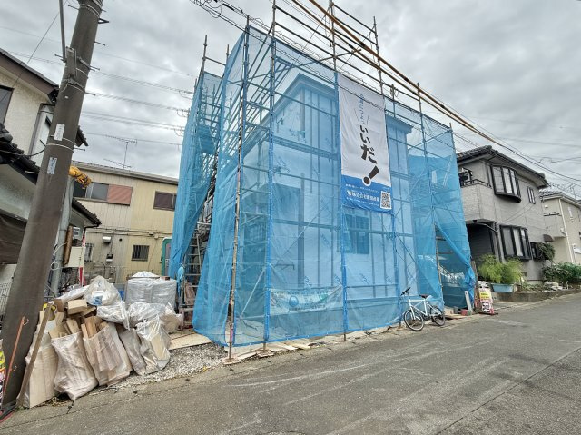 川越市今福705番　の前面道路含む現地写真