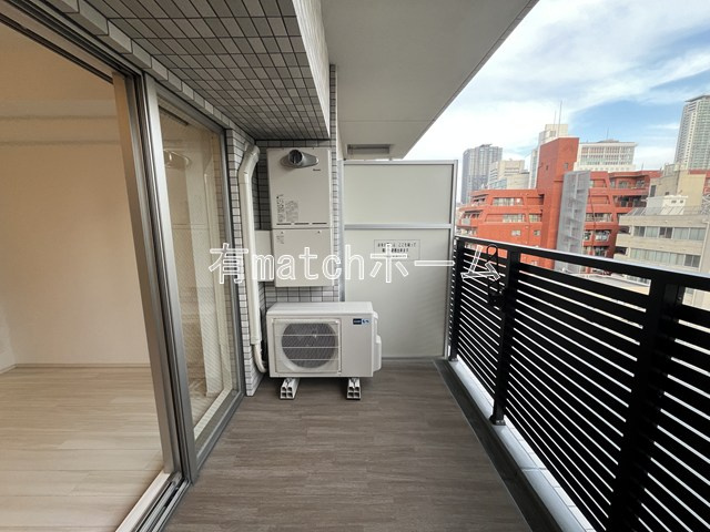 レオングラン本町橋のバルコニー