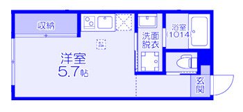 マウナケア大宮の間取り