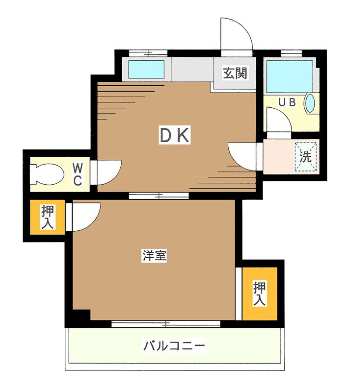 マンションサファイア の間取り|間取りです。