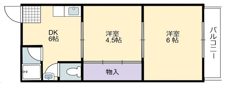桜宮ハイツの間取り