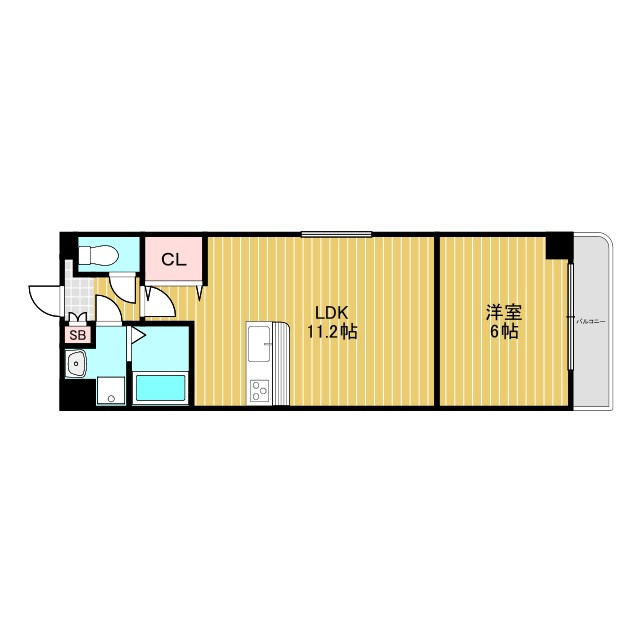 第5アローズ新大阪の間取り