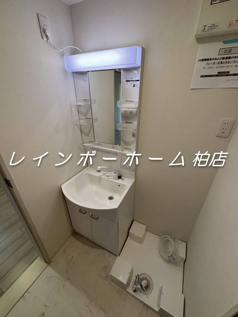 新築☆ネット無料☆オートロック☆の洗面所|同施工。参考写真。