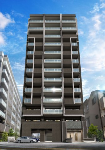 大阪市北区大淀中５丁目の賃貸マンションの外観パース