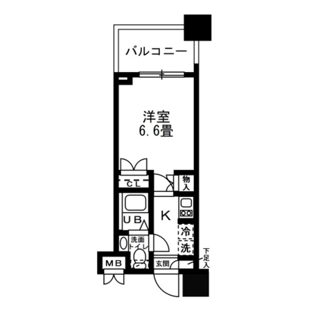 新品家具付きマンション錦糸16(KaGood東京)の間取り|※間取りと異なる場合は現状を優先します。